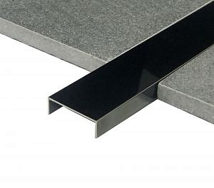 Профиль Juliano Tile Trim SUP30-4S-10H Black полированный (2700мм)